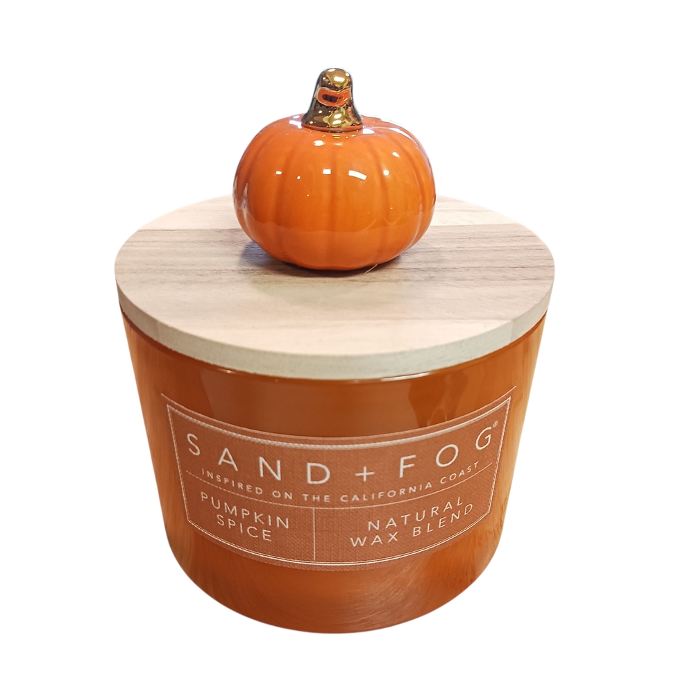 Pumpkin Spice Candle By Sand+Fog - Orange - Picture 2 of 7